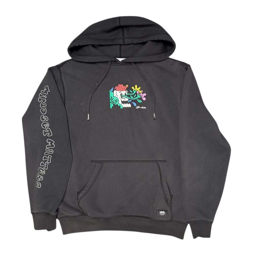 Vans x Hannah Eddy Mindset Matters Graphic Hoodie Black Size Small